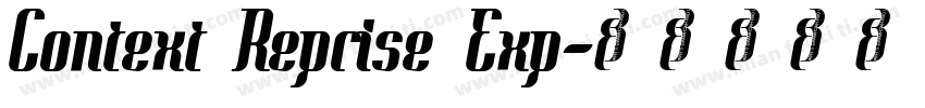 Context Reprise Exp字体转换